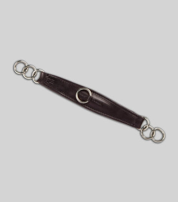 Leather Curb Strap Dark Havana by Premier Equine Int. Ltd. at  Try A Bit