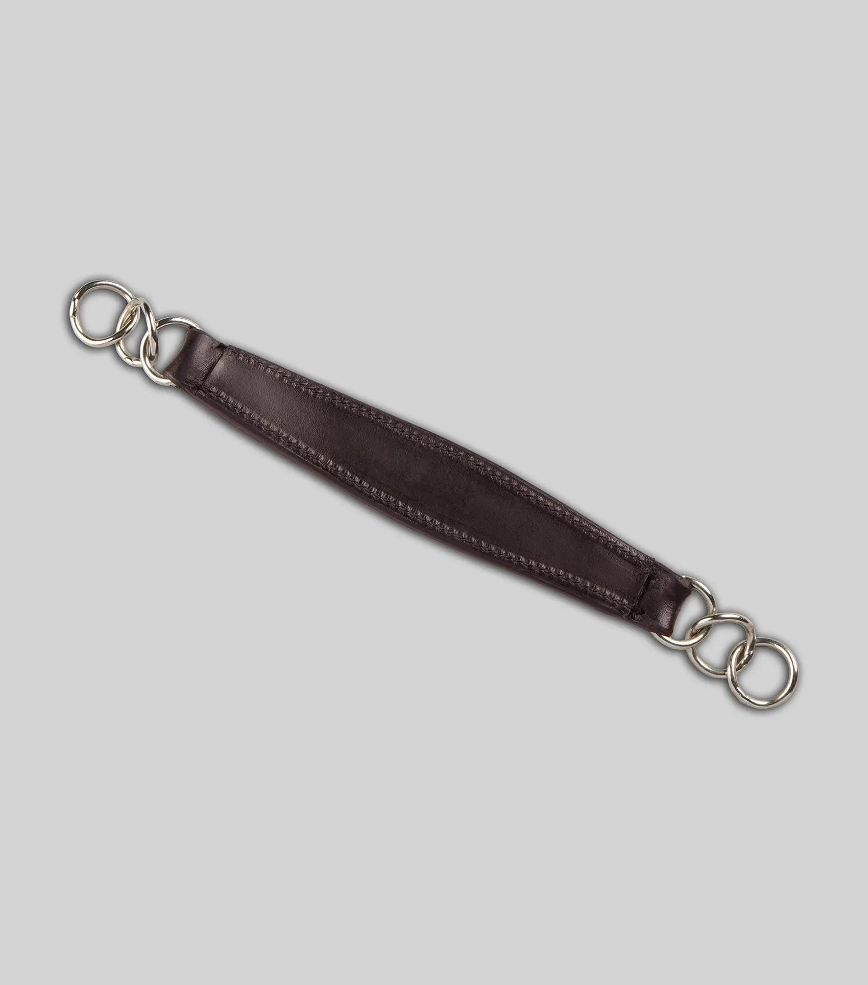Leather Curb Strap Dark Havana by Premier Equine Int. Ltd. at  Try A Bit