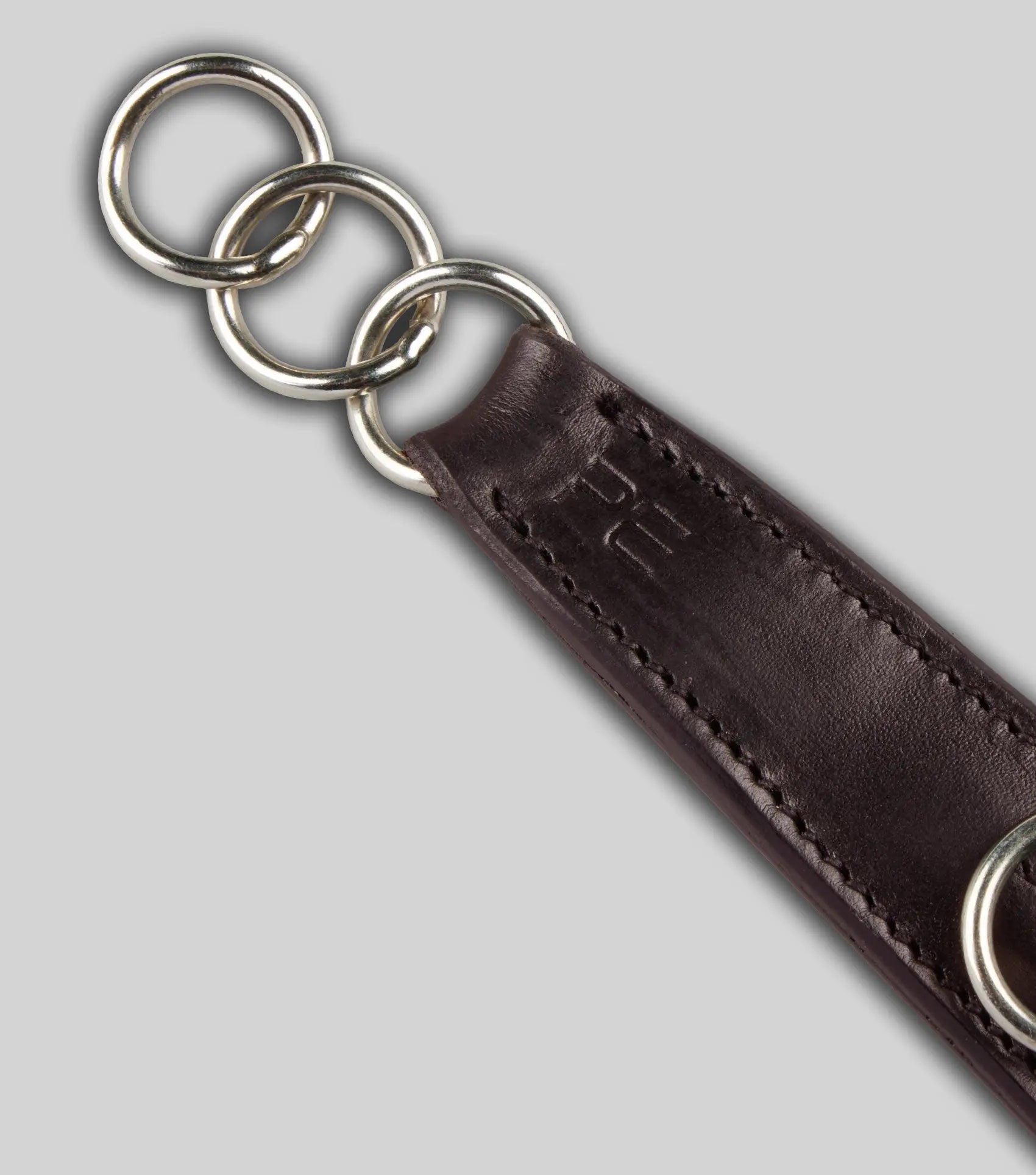 Leather Curb Strap Dark Havana by Premier Equine Int. Ltd. at  Try A Bit
