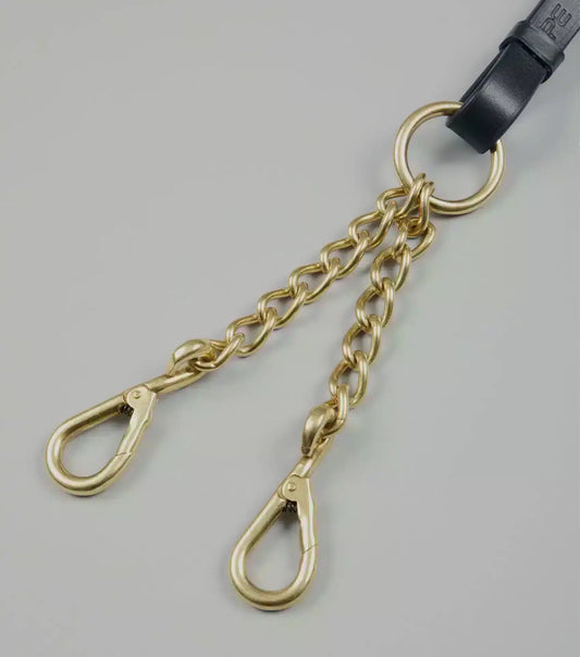 Premier Equine Leather Lead Rein with Chain Coupling by Premier Equine at  Try a Bit