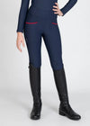 Maximilian Equestrian YR Pro Riding Leggings (Navy/Red) by Maximilian Equestrian at  Try a Bit