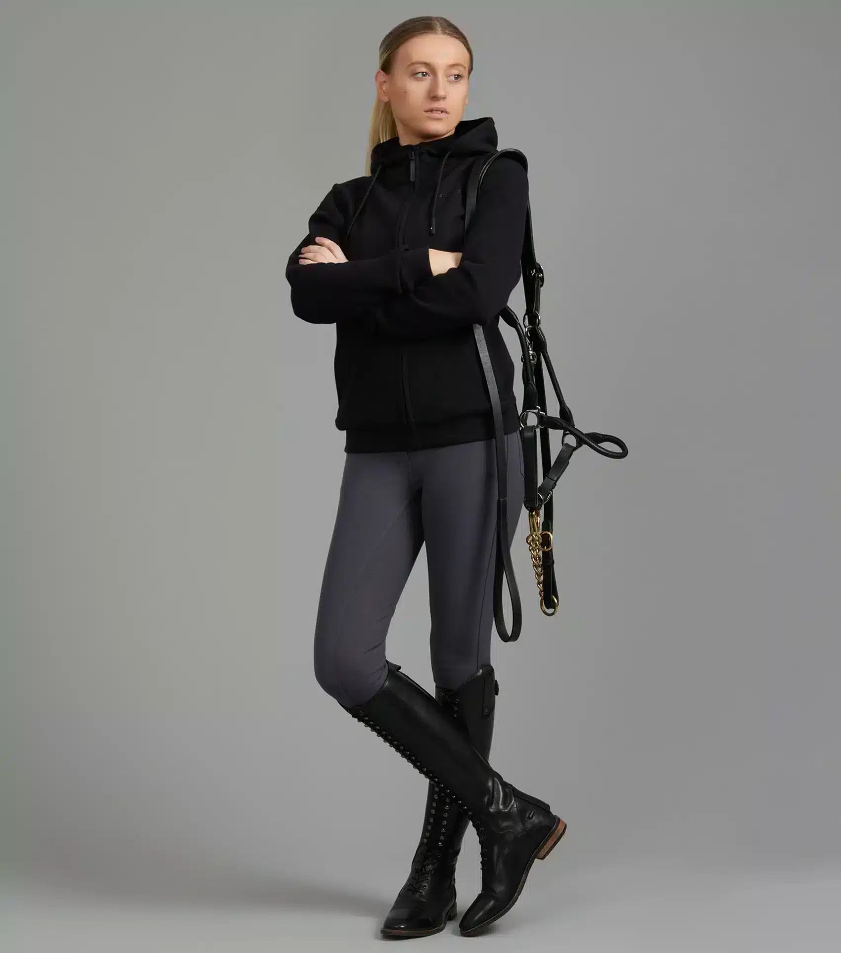Premier Equine Legato Hooded Full-Zip Sweatshirt by Premier Equine at  Try a Bit
