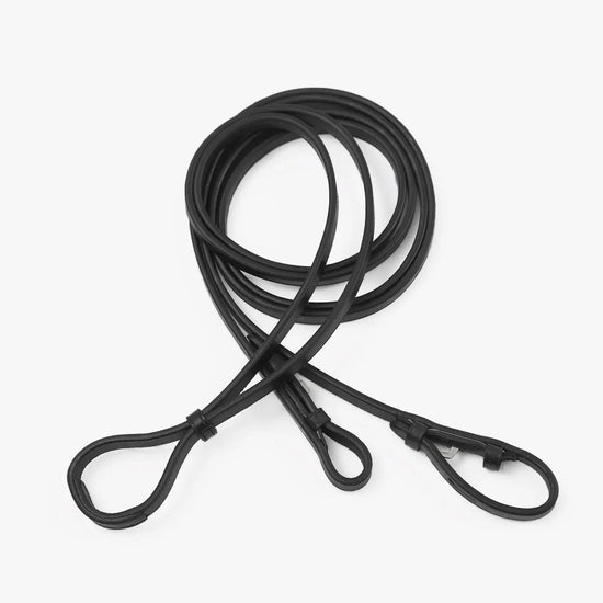 Premier Equine Leonardo Plain Leather Double Bridle Reins by Premier Equine at  Try a Bit