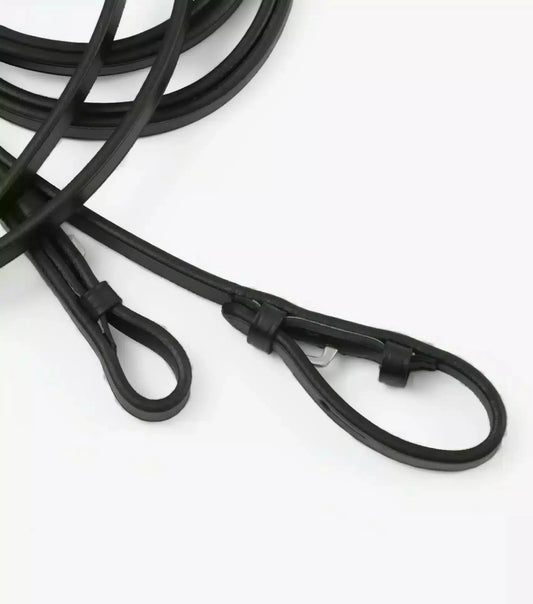 Premier Equine Leonardo Plain Leather Double Bridle Reins by Premier Equine at  Try a Bit