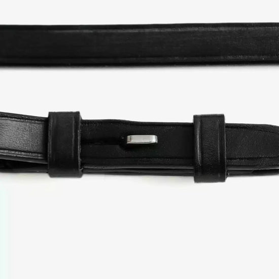Premier Equine Leonardo Plain Leather Double Bridle Reins by Premier Equine at  Try a Bit