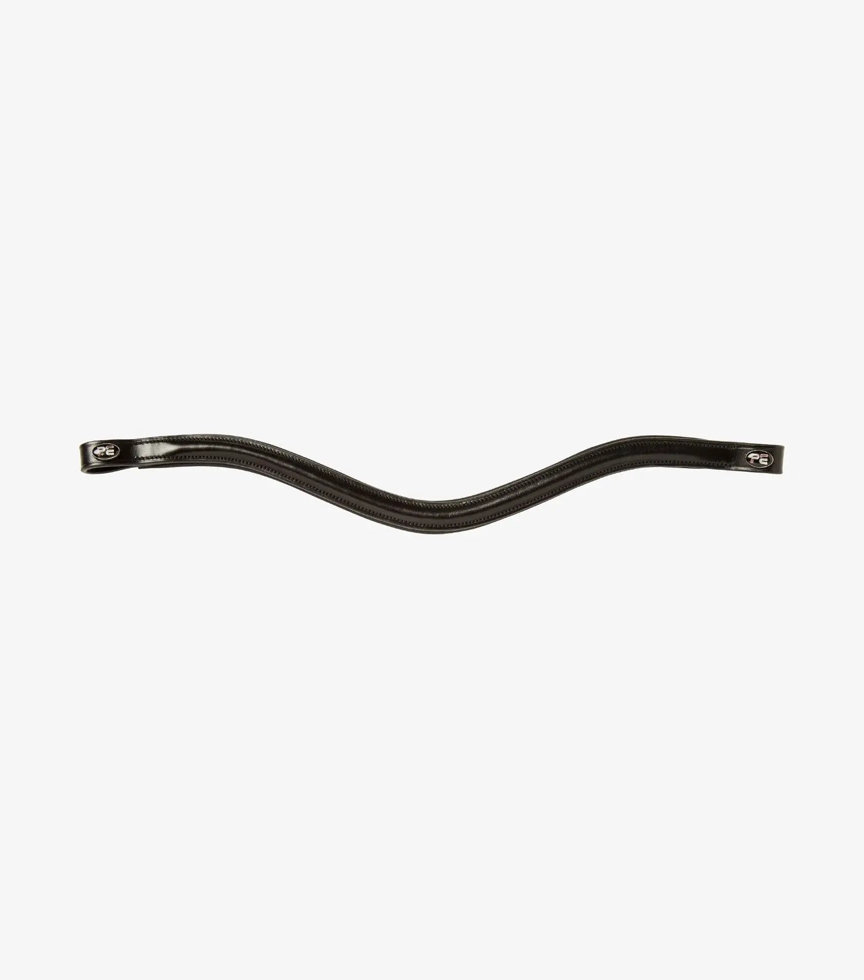 Premier Equine Liscio Plain Shaped Leather Browband by Premier Equine at  Try a Bit