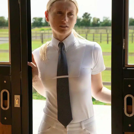 Premier Equine Luciana Ladies Short Sleeve Tie Shirt by Premier Equine at  Try a Bit