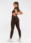 Maximilian Equestrian Pro Riding Leggings Chocolate by Maximilian Equestrian at  Try a Bit