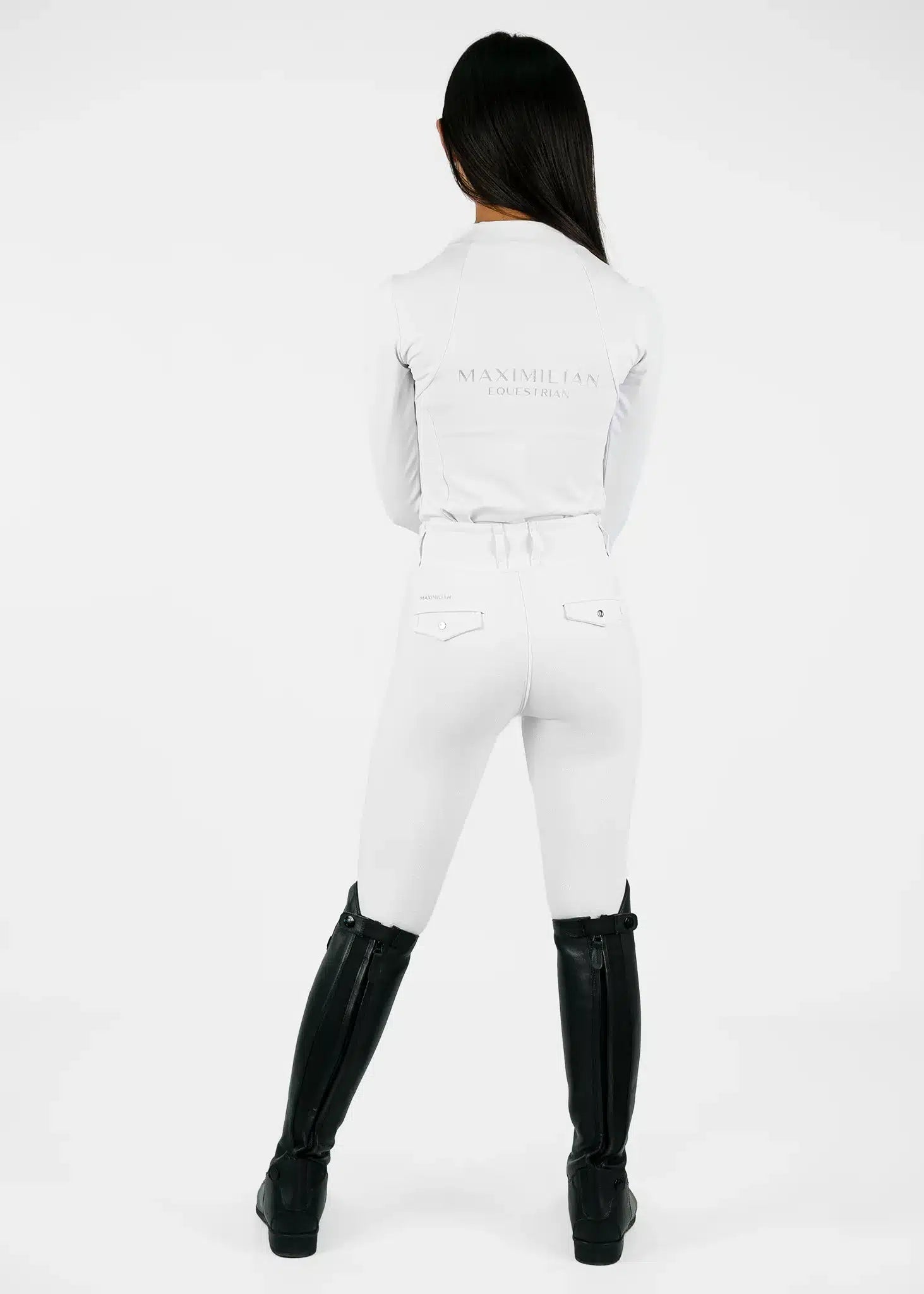 Maximilian Equestrian YR Pro Riding Leggings (White) by Maximilian Equestrian at  Try a Bit