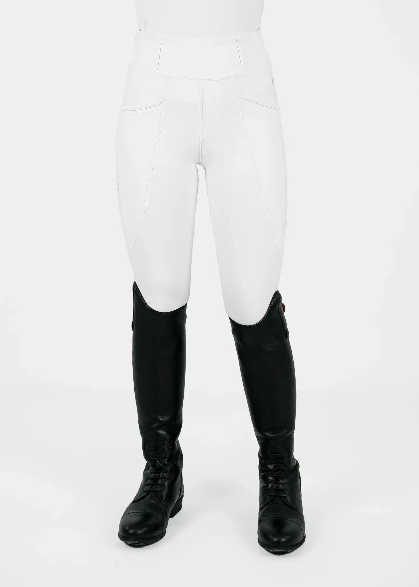 Maximilian Equestrian YR Pro Riding Leggings (White) by Maximilian Equestrian at  Try a Bit