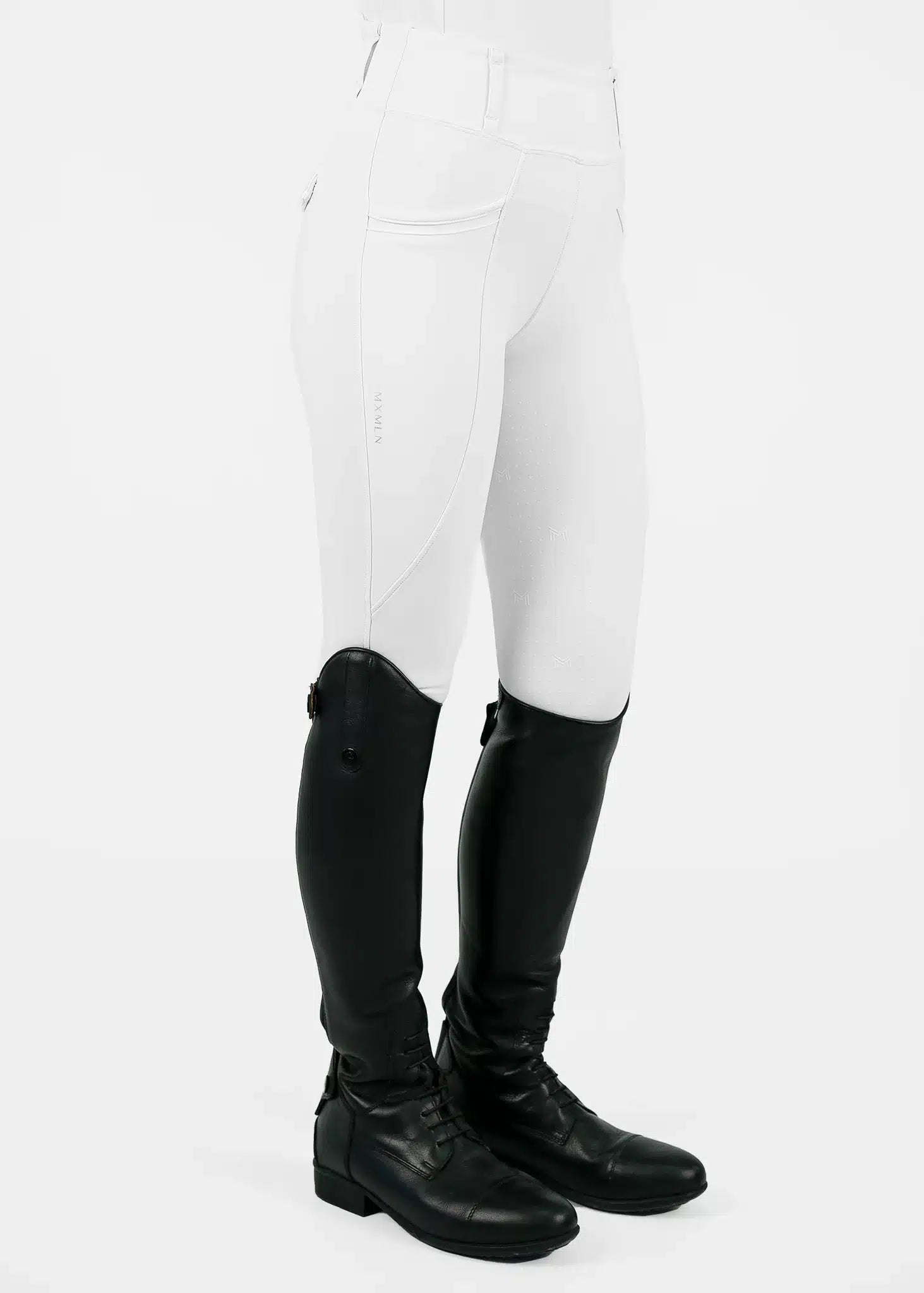 Maximilian Equestrian YR Pro Riding Leggings (White) by Maximilian Equestrian at  Try a Bit