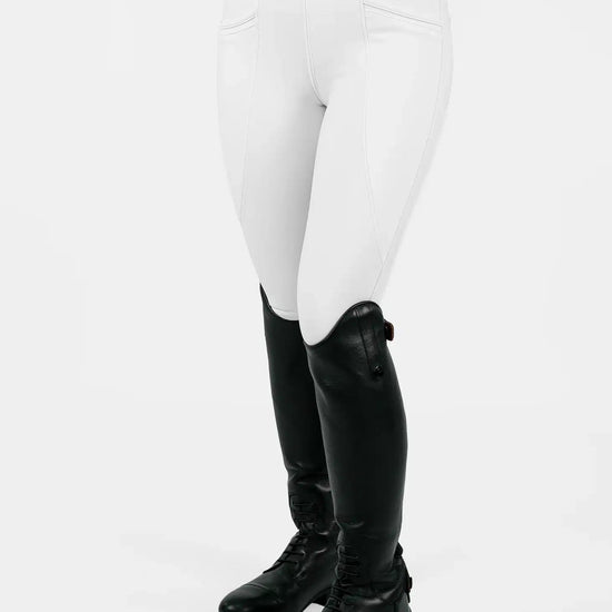 Maximilian Equestrian YR Pro Riding Leggings (White) by Maximilian Equestrian at  Try a Bit