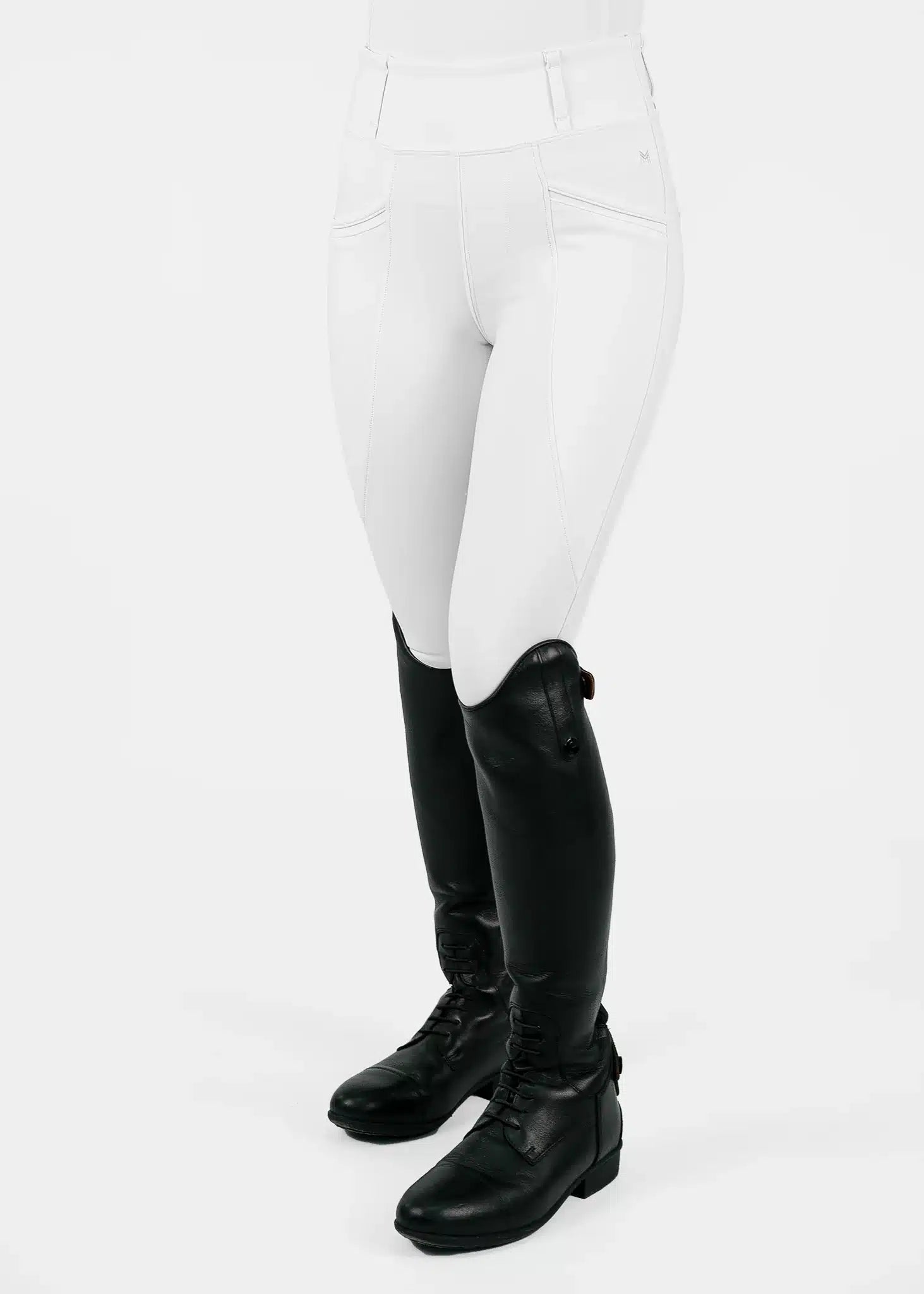 Maximilian Equestrian YR Pro Riding Leggings (White) by Maximilian Equestrian at  Try a Bit