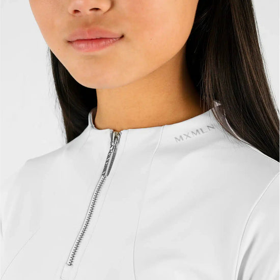 Maximilian Equestrian YR Long Sleeve Base Layer (White) by Maximilian Equestrian at  Try a Bit