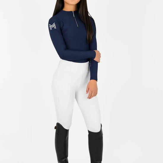 Maximilian Equestrian YR Pro Riding Leggings (White) by Maximilian Equestrian at  Try a Bit