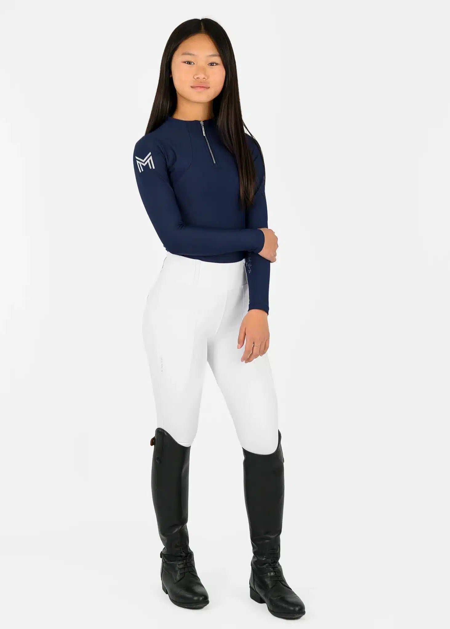 Maximilian Equestrian YR Pro Riding Leggings (White) by Maximilian Equestrian at  Try a Bit