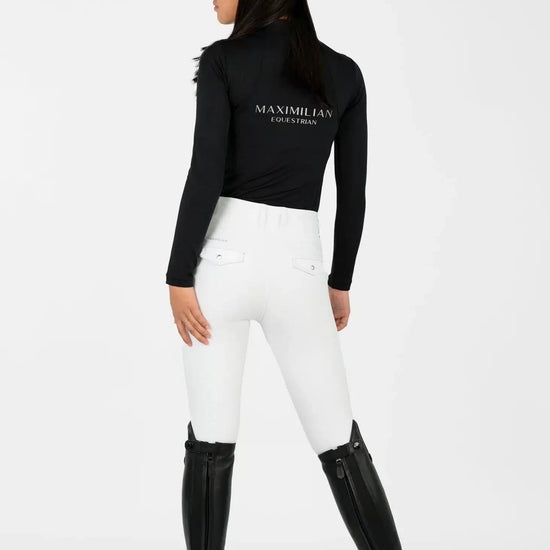 Maximilian Equestrian YR Long Sleeve Base Layer (Black) by Maximilian Equestrian at  Try a Bit