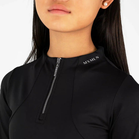 Maximilian Equestrian YR Long Sleeve Base Layer (Black) by Maximilian Equestrian at  Try a Bit