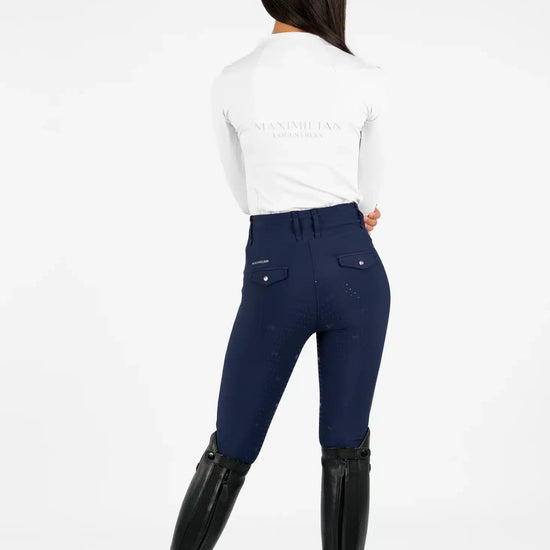 Maximilian Equestrian YR Long Sleeve Base Layer (White) by Maximilian Equestrian at  Try a Bit