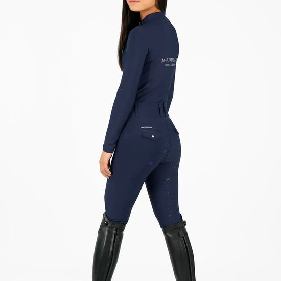 Maximilian Equestrian YR Pro Riding Leggings (Navy) by Maximilian Equestrian at  Try a Bit