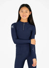 Maximilian Equestrian YR Long Sleeve Base Layer (Navy) by Maximilian Equestrian at  Try a Bit