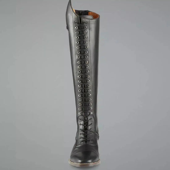 Premier Equine Maurizia Ladies Lace Front Tall Leather Riding Boot by Premier Equine at  Try a Bit