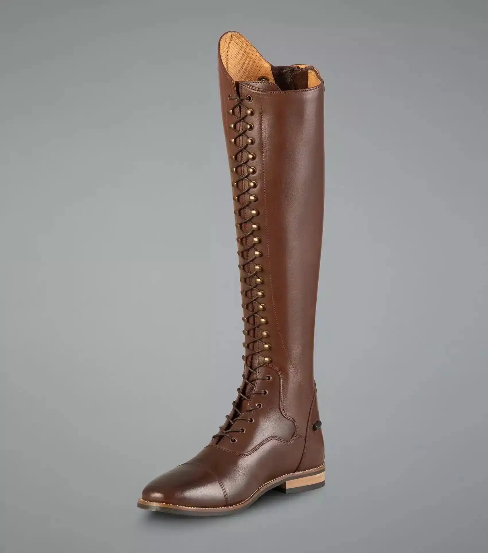 Premier Equine Maurizia Ladies Lace Front Tall Leather Riding Boot by Premier Equine at  Try a Bit