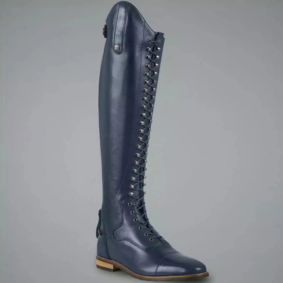 Premier Equine Maurizia Ladies Lace Front Tall Leather Riding Boot by Premier Equine at  Try a Bit