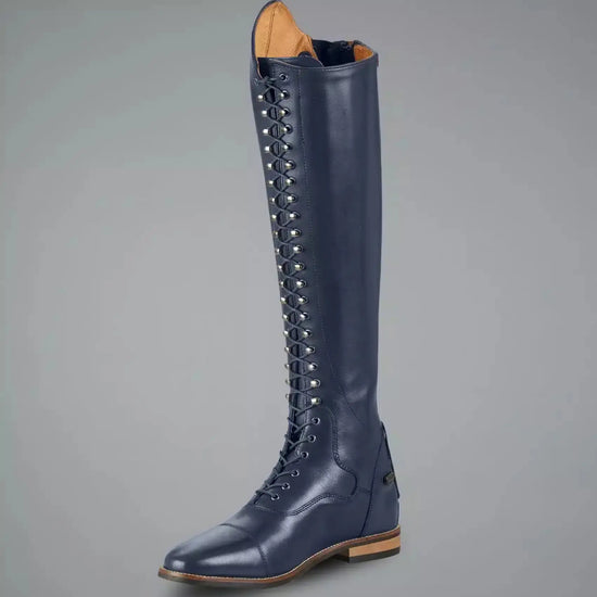 Premier Equine Maurizia Ladies Lace Front Tall Leather Riding Boot by Premier Equine at  Try a Bit