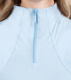 Meraki Womens Short Sleeve Top Dusty Blue by Premier Equine Int. Ltd. at  Try A Bit