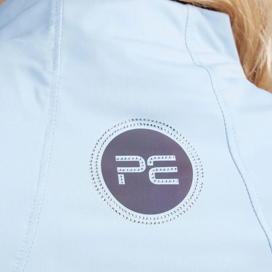 Meraki Womens Short Sleeve Top Dusty Blue by Premier Equine Int. Ltd. at  Try A Bit