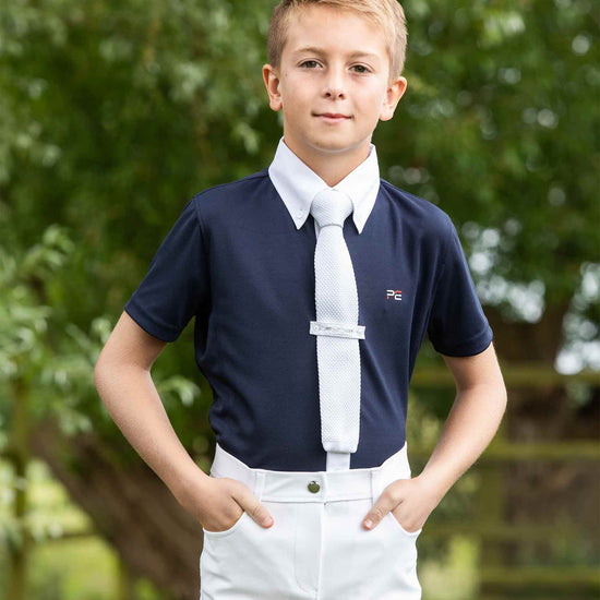 Premier Equine Mini Antonio Boy's Short Sleeve Show Shirt by Premier Equine at  Try a Bit