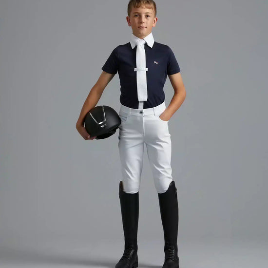 Premier Equine Mini Antonio Boy's Short Sleeve Show Shirt by Premier Equine at  Try a Bit