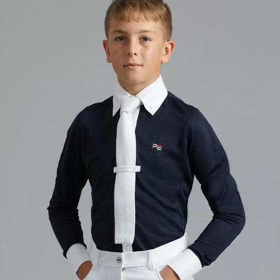 Premier Equine Mini Giulio Boy's Long Sleeve Show Shirt by Premier Equine at  Try a Bit