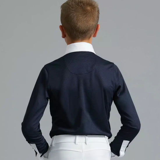 Premier Equine Mini Giulio Boy's Long Sleeve Show Shirt by Premier Equine at  Try a Bit