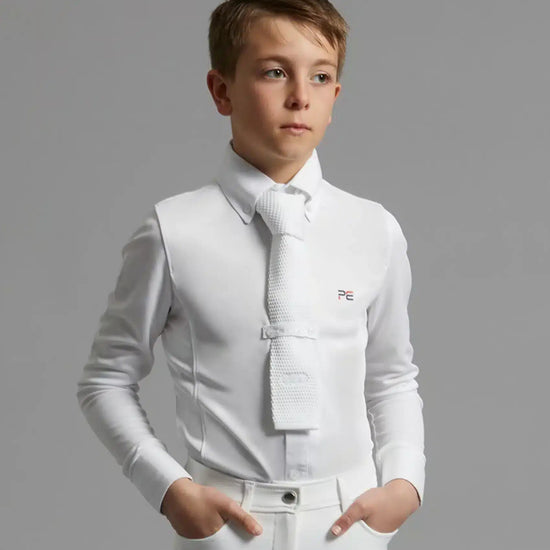 Premier Equine Mini Giulio Boy's Long Sleeve Show Shirt by Premier Equine at  Try a Bit