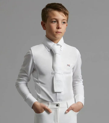 Premier Equine Mini Giulio Boy's Long Sleeve Show Shirt by Premier Equine at  Try a Bit