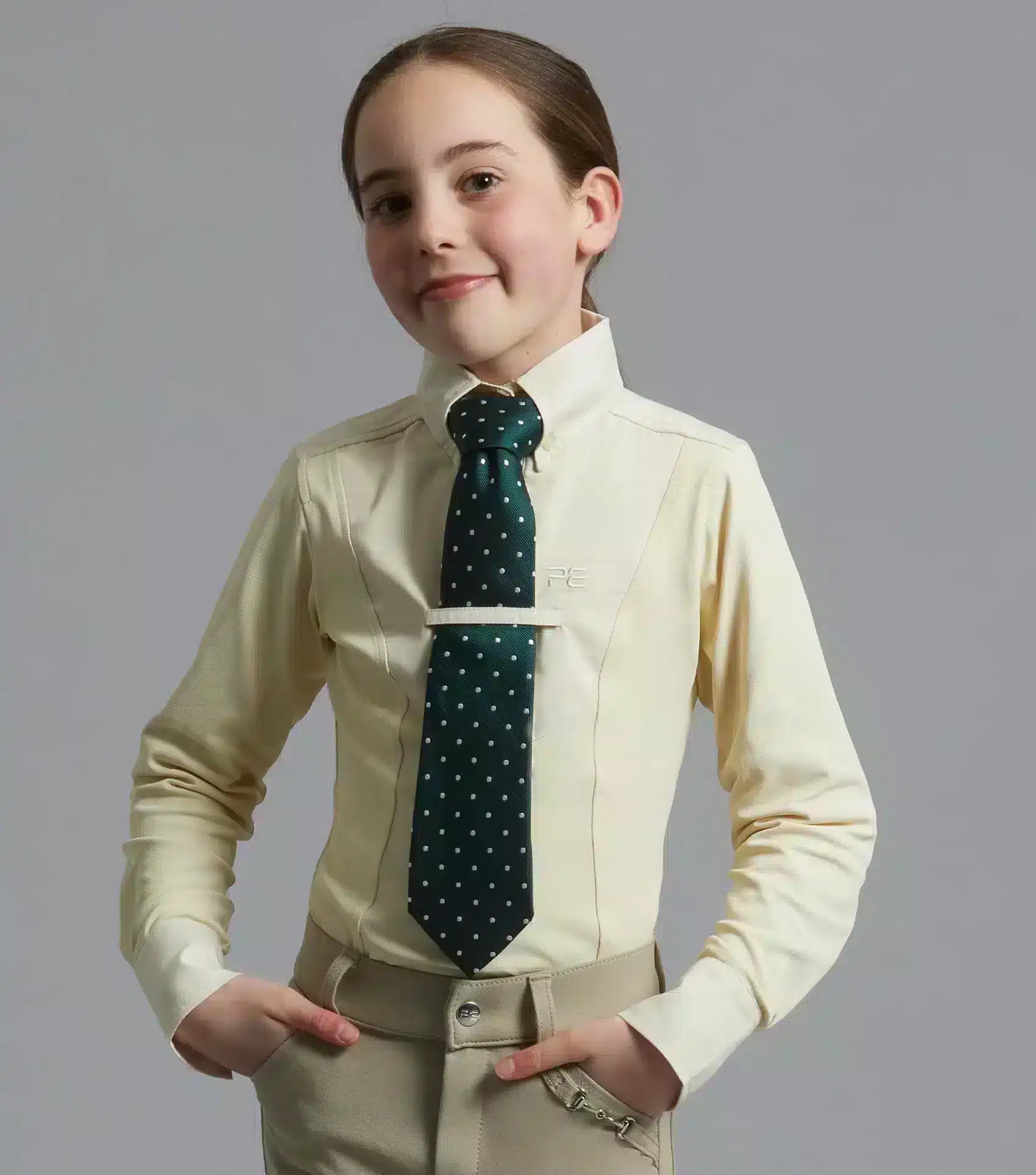 Premier Equine Tessa Girls Long Sleeve Show Shirt by Premier Equine at  Try a Bit