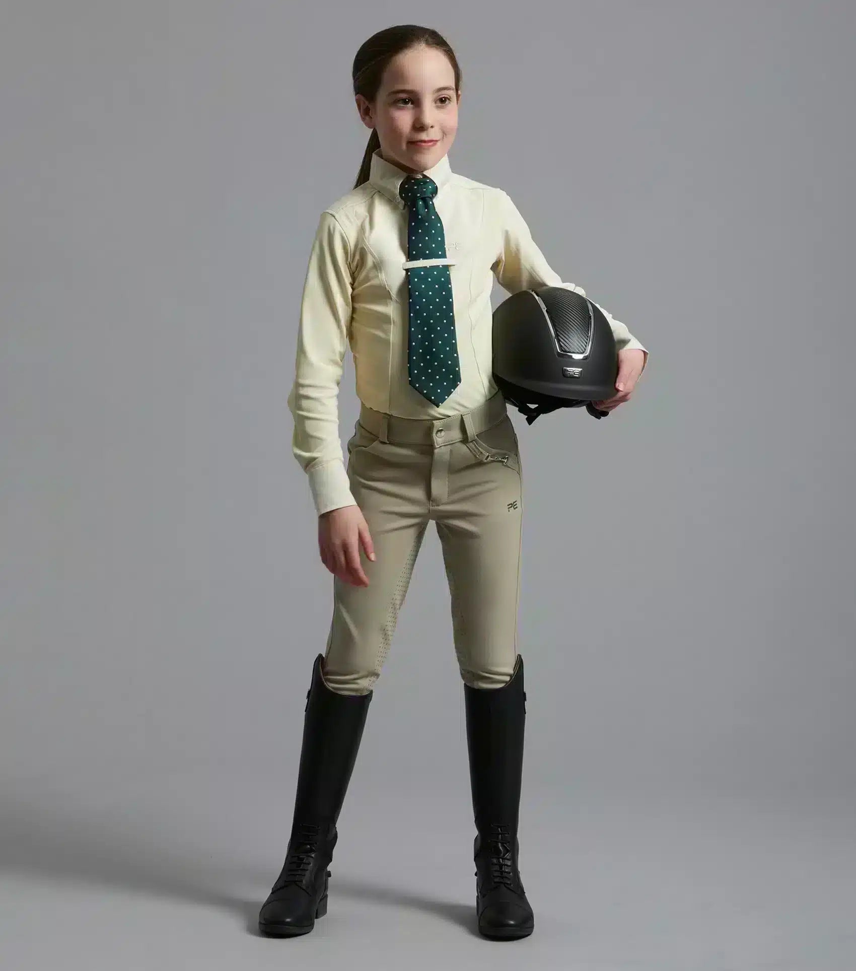 Premier Equine Tessa Girls Long Sleeve Show Shirt by Premier Equine at  Try a Bit