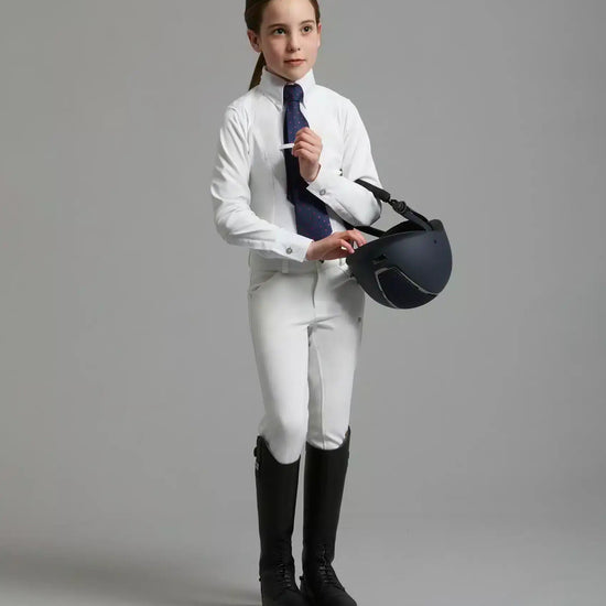 Premier Equine Tessa Girls Long Sleeve Show Shirt by Premier Equine at  Try a Bit