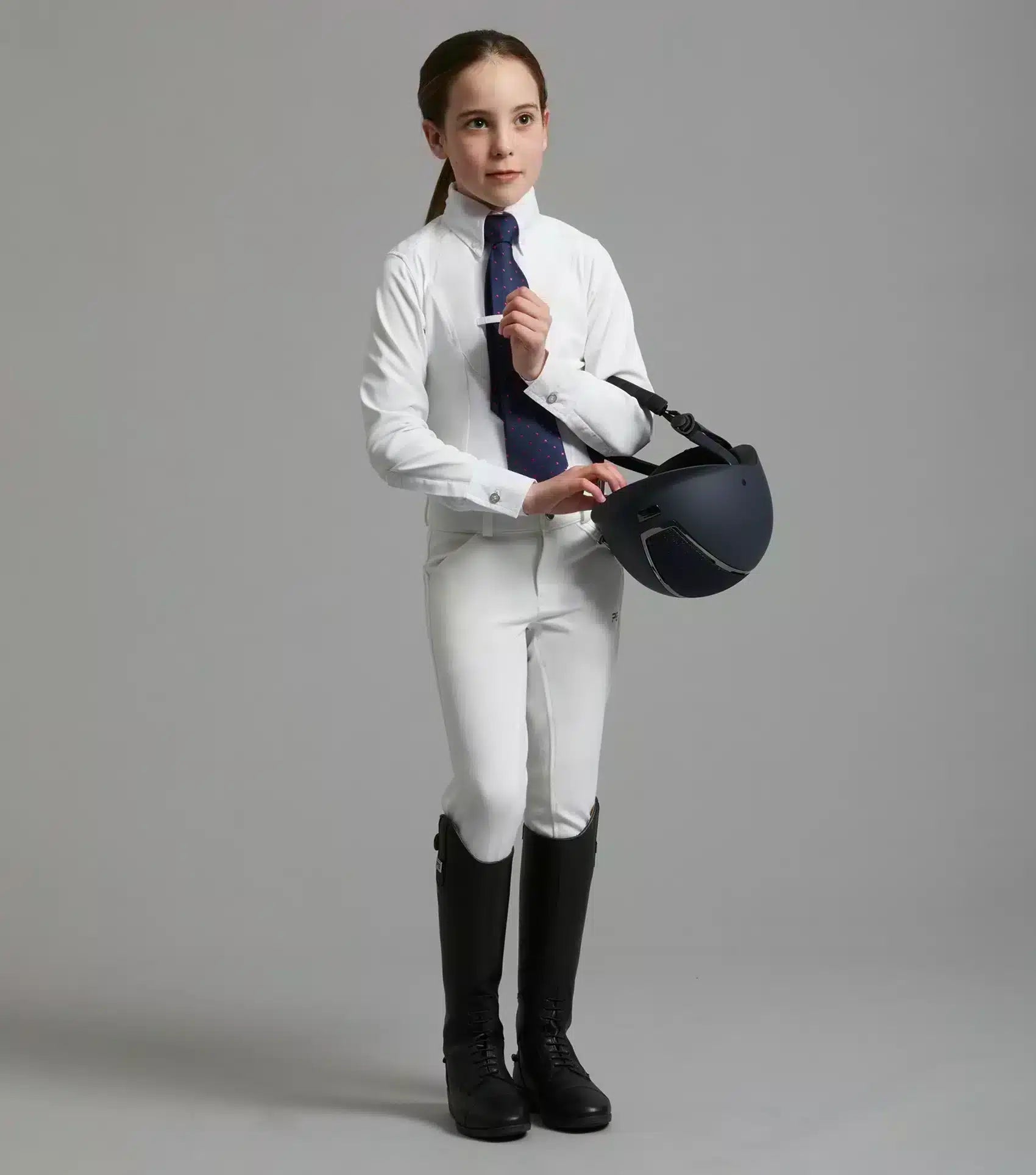 Premier Equine Tessa Girls Long Sleeve Show Shirt by Premier Equine at  Try a Bit