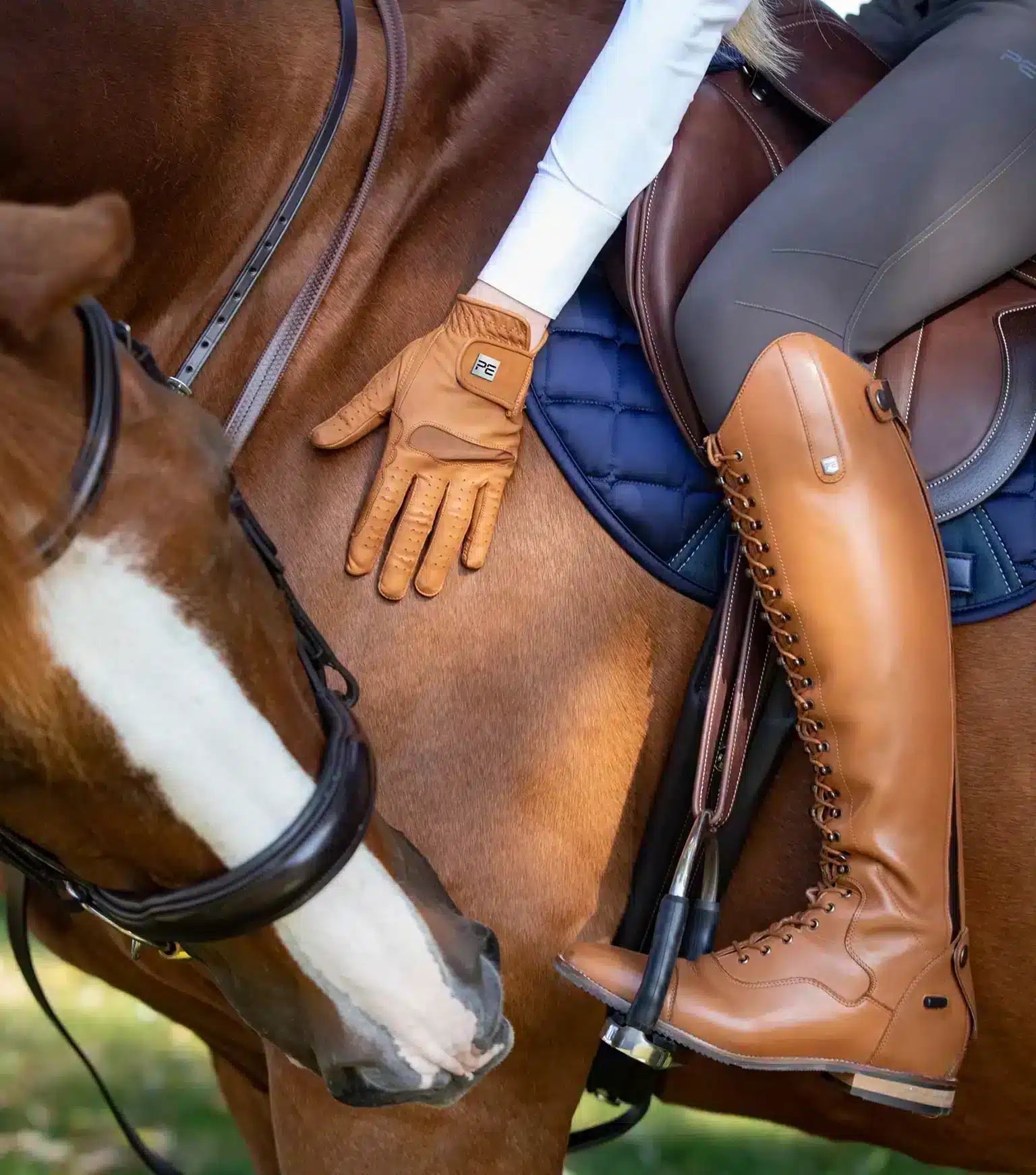 Premier Equine Mizar Ladies Leather Riding Gloves by Premier Equine at  Try a Bit
