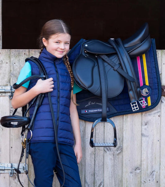 Premier Equine My Pony Jack Cotton GP/Jump Glitter Saddle Pad by Premier Equine at  Try a Bit