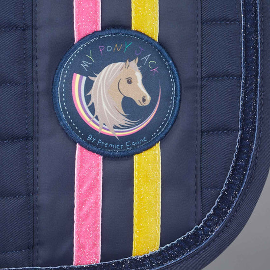 Premier Equine My Pony Jack Cotton GP/Jump Glitter Saddle Pad by Premier Equine at  Try a Bit