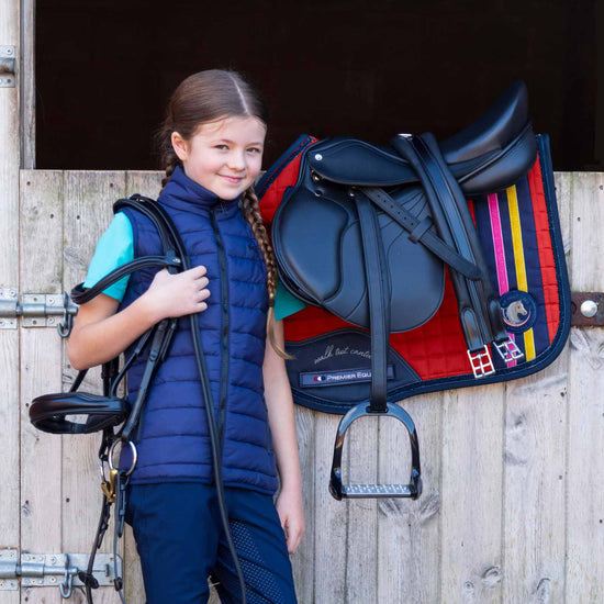 Premier Equine My Pony Jack Cotton GP/Jump Glitter Saddle Pad by Premier Equine at  Try a Bit