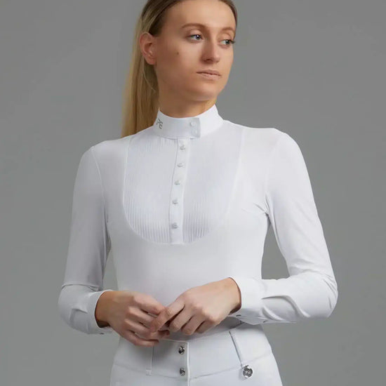 Premier Equine Navarra Long Sleeve Competition Shirt by Premier Equine at  Try a Bit