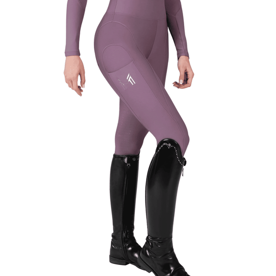 Maximilian Equestrian Outline Riding Leggings Plum by Maximilian Equestrian at  Try a Bit
