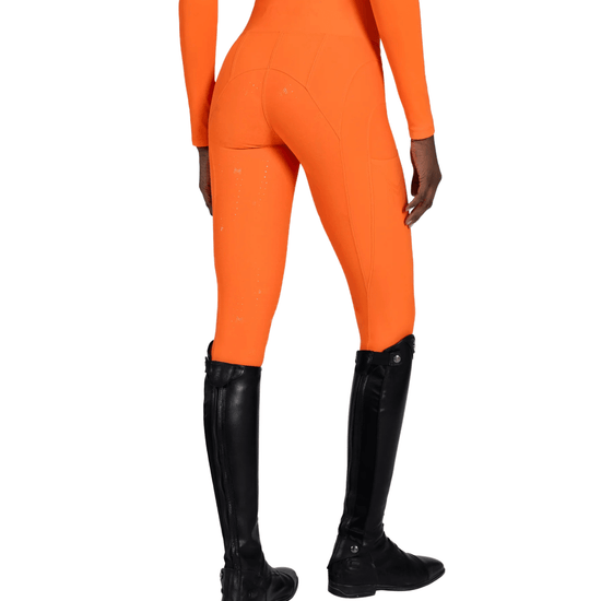Maximilian Equestrian Outline Riding Leggings Tangerine by Maximilian Equestrian at  Try a Bit