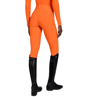 Maximilian Equestrian Outline Riding Leggings Tangerine by Maximilian Equestrian at  Try a Bit