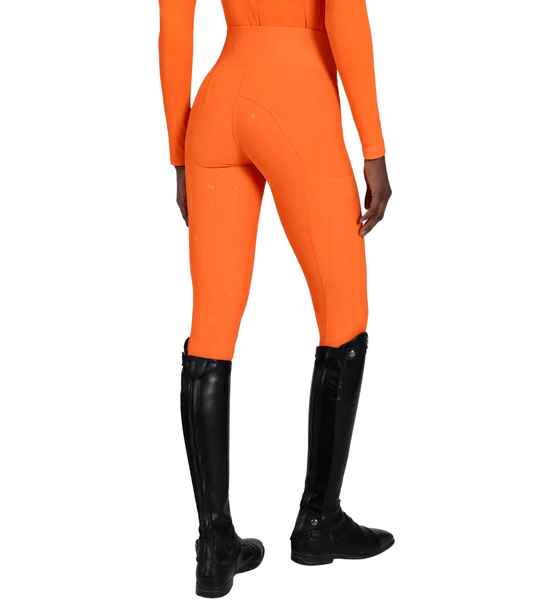 Maximilian Equestrian Outline Riding Leggings Tangerine by Maximilian Equestrian at  Try a Bit